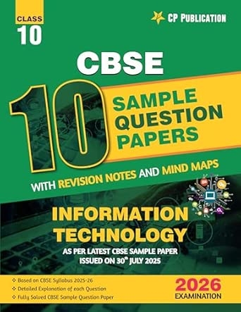 CBSE 10 Sample Question Papers Class 10 Information Technology for 2026 Board Exam