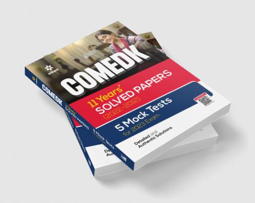 COMEDK 10 Years Solved Papers (2022-2012) 5 Mock Tests For 2023 Exam