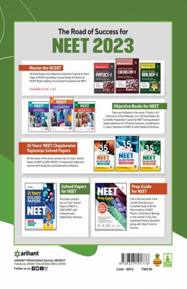 Chapterwise Topicwise Solved Papers Biology for NEET + AIMS JIPMER MANIPAL BVP UPCPMT BHU