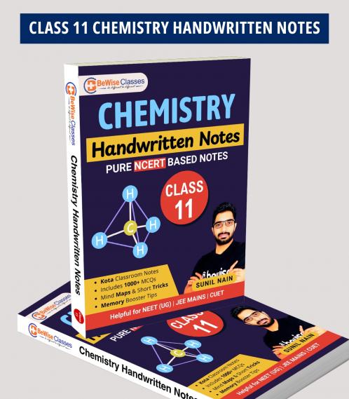 BeWise Class 11 Chemistry Colorful Handwritten Notes for NEET Exam | Notes with Highlighted Key Points Formulas Mnemonics Tips & Tricks | Sunil Nain Sir Class 11 Chemistry Handwritten Notes