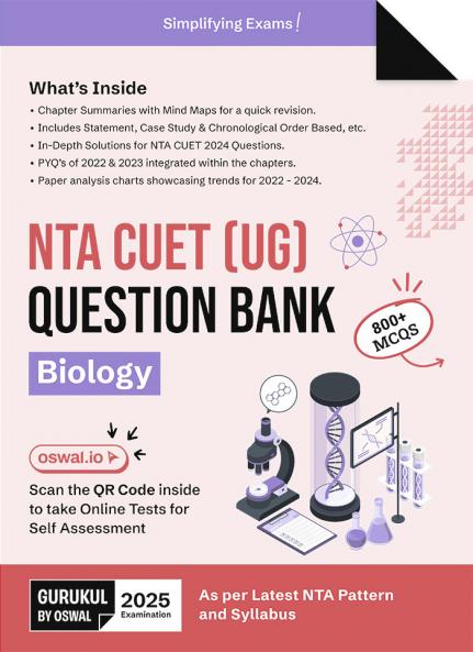 Gurukul by Oswal NTA CUET Biology Question Bank For Exam 2025
