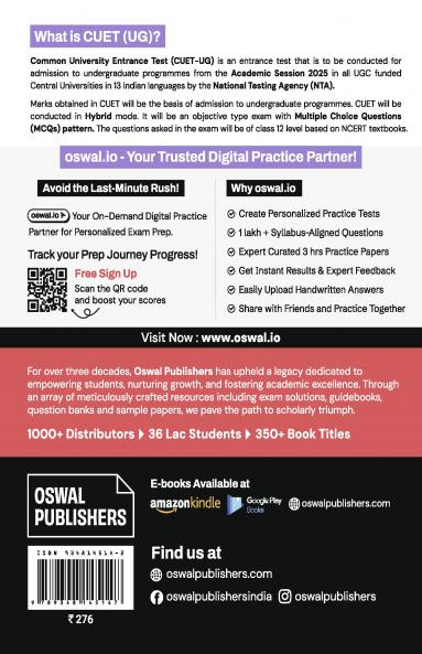 Gurukul by Oswal NTA CUET Biology Question Bank For Exam 2025