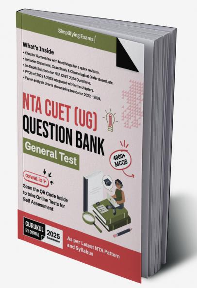 Gurukul by Oswal NTA CUET General Test Question Bank For Exam 2025