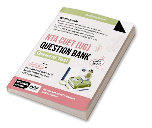 Gurukul by Oswal NTA CUET General Test Question Bank For Exam 2025