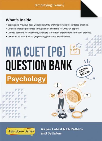 Gurukul by Oswal NTA CUET PG Psychology Question Bank For Exam 2025