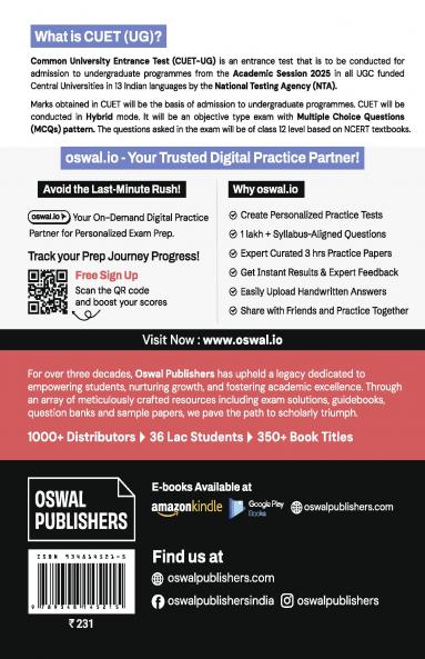 Gurukul by Oswal NTA CUET Political Science Question Bank For Exam 2025