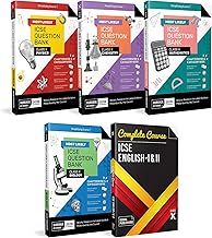 Gurukul By Oswal Most Likely ICSE Question Bank Class 10 Bundles (Set of 5) : Physics Chemistry Maths Biology & English I & II for Exam 2026