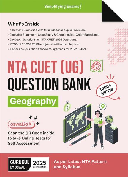 Gurukul by Oswal NTA CUET Geography Question Bank For Exam 2025