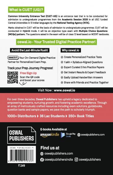 Gurukul by Oswal NTA CUET Geography Question Bank For Exam 2025