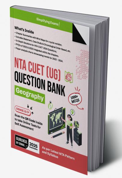 Gurukul by Oswal NTA CUET Geography Question Bank For Exam 2025