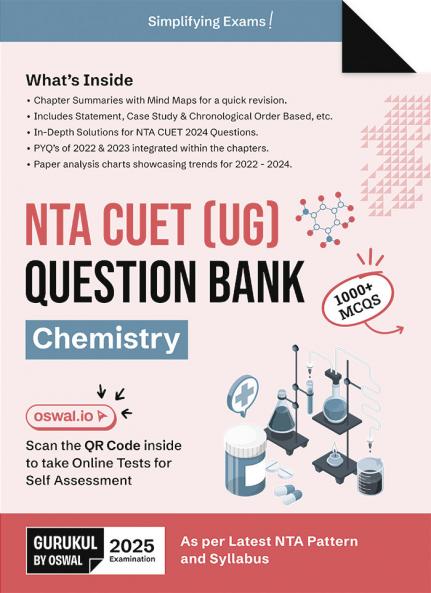 Gurukul by Oswal NTA CUET Chemistry Question Bank For Exam 2025