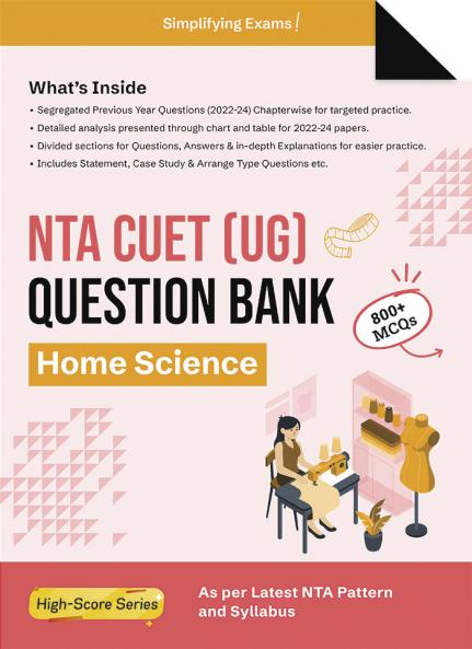 Gurukul by Oswal NTA CUET Home Science Question Bank For Exam 2025
