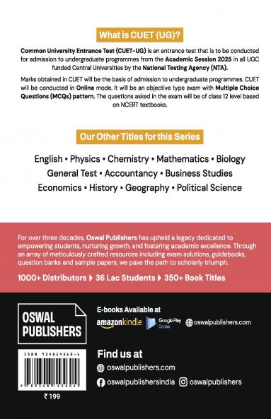 Gurukul by Oswal NTA CUET Home Science Question Bank For Exam 2025