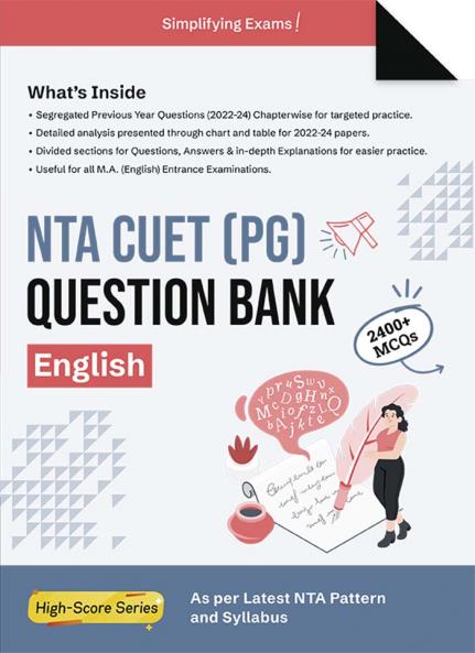 Gurukul by Oswal NTA CUET PG English Question Bank For Exam 2025