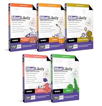Gurukul by Oswal Most Likely CBSE Question Bank Class 10 Bundles (Set of 5) : Maths Science English Hindi-B & Social Science for Exam 2026
