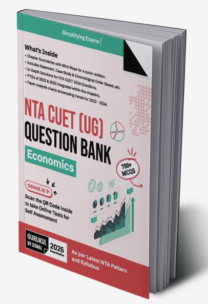 Gurukul by Oswal NTA CUET Economics Question Bank For Exam 2025