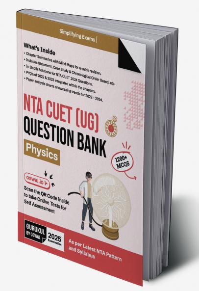 Gurukul by Oswal NTA CUET Physics Question Bank For Exam 2025