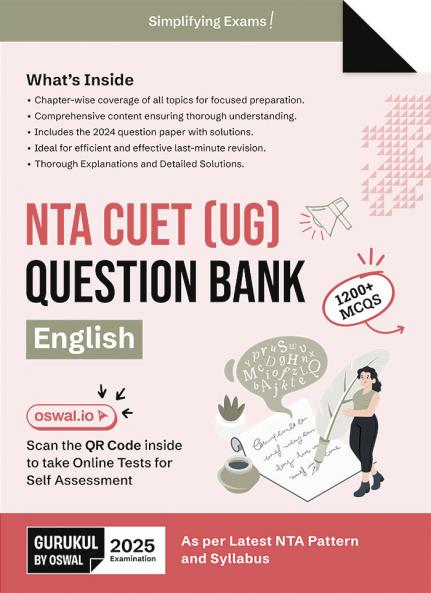 Gurukul by Oswal NTA CUET English Question Bank For Exam 2025