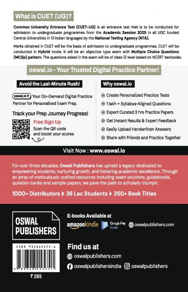 Gurukul by Oswal NTA CUET English Question Bank For Exam 2025