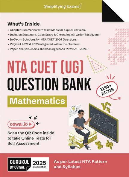Gurukul by Oswal NTA CUET Mathematics Question Bank For Exam 2025