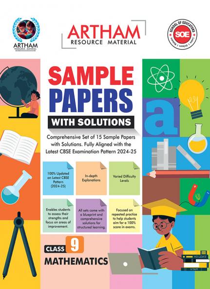 Set of 15 Sample Papers with Solutions Class 09 Mathematics
