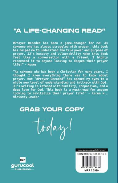 #PRAYER DECODED: Small Prayers Big Breakthroughs