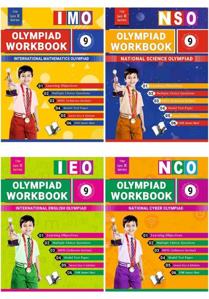 Olympiad Workbook Value Pack Calss 9 (4 Book Set)