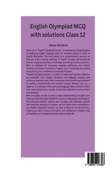 English Olympiad MCQ With Solutions Class 7
