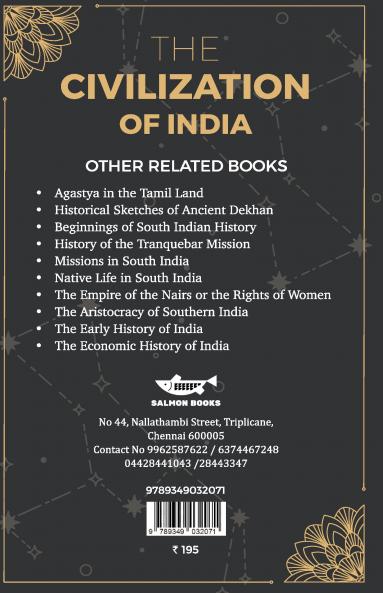 THE CIVILIZATION OF INDIA