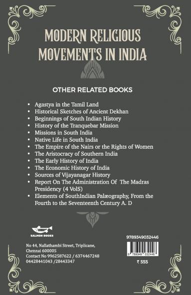 MODERN RELIGIOUS MOVEMENTS IN INDIA