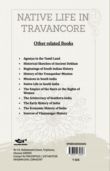 Native Life in Travancore
