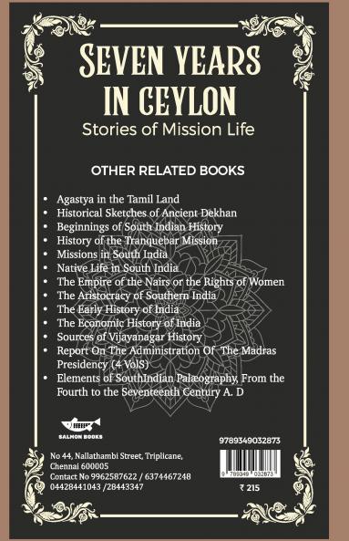 Seven years in ceylon Stories of mission life