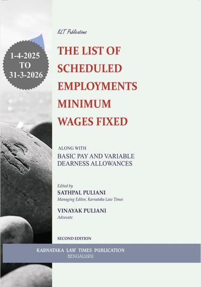 THE LIST OF SCHEDULED EMPLOYMENTS MINIMUM WAGES FIXED (2025 Second Edition)