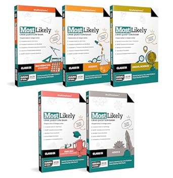 Gurukul by Oswal Most Likely CBSE Question Bank Class 9 Bundles (Set of 5) : Maths Science Social Science English & Hindi B for Exam 2026