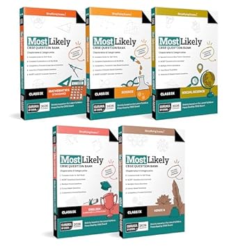 Gurukul by Oswal Most Likely CBSE Question Bank Class 9 Bundles (Set of 5) : Maths Science Social Science English & Hindi A for Exam 2026