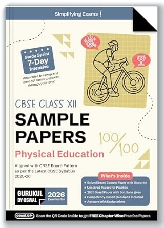 CBSE SAMPLE PAPERS PHYSICAL EDUCATION - XII 2025