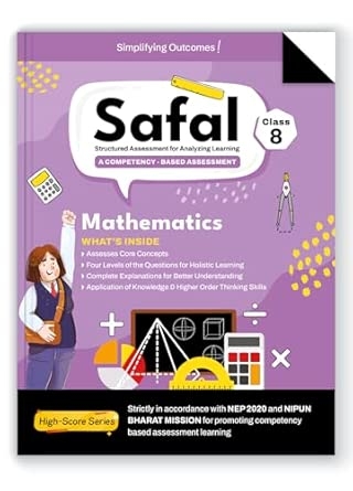 SAFAL Competency-Based Assessment Maths Book Class 8