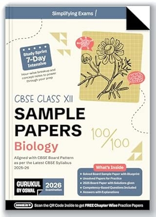 CBSE SAMPLE PAPERS BIOLOGY - XII 2025