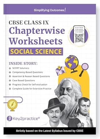 Key2practice Social Science Chapterwise Worksheets : CBSE Class 9 For Exam 2026