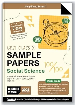 CBSE SAMPLE PAPERS SOCIAL SCIENCE - X 2025