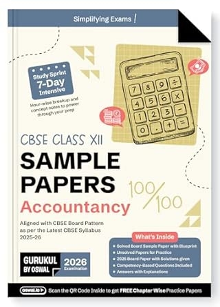 CBSE SAMPLE PAPERS ACCOUNTANCY - XII 2025