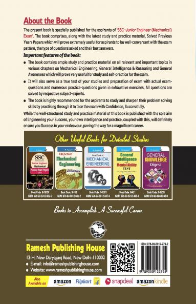 SSC: Junior Engineer (Mechanical) Exam Guide for Paper I & II