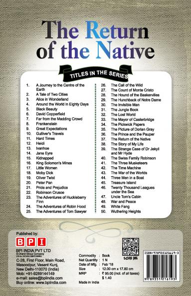 THE RETURN OF THE NATIVE