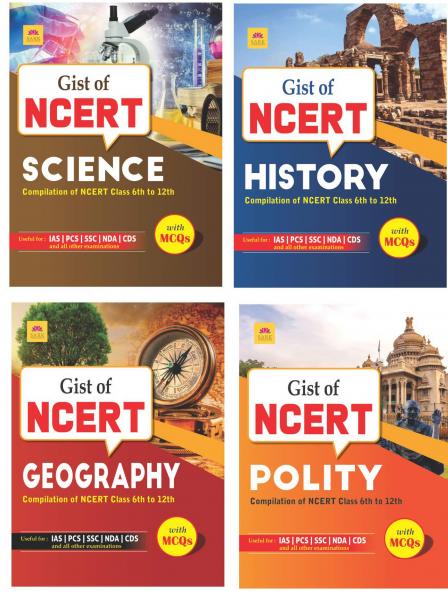 GIST OF NCERT COMBO(GEOGRAPHY+HISTORY+POLITY+SCIENCE)