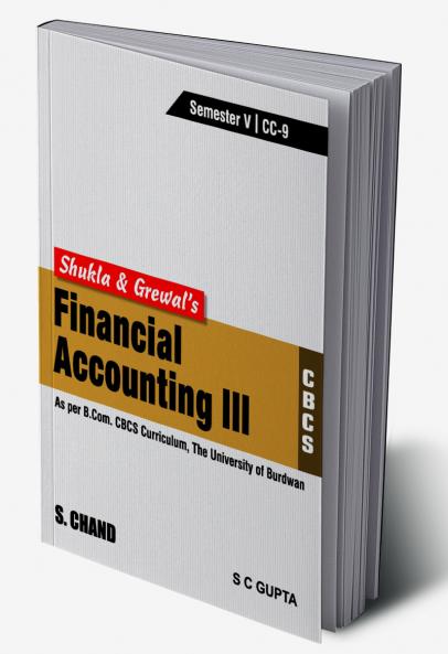 FINANCIAL ACCOUNTING III [CBCS BAWN]