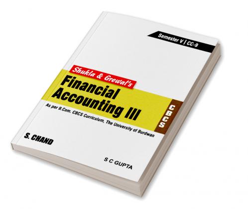 FINANCIAL ACCOUNTING III [CBCS BAWN]