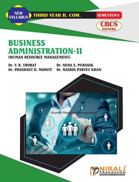 BUSINESS ADMINISTRATION-2: Human Resource Management (Third Year TY Bcom Semester 5)
