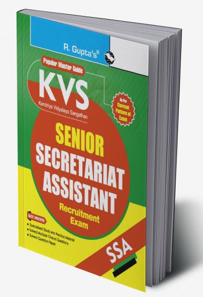 KVS : Senior Secretariat Assistant (SSA) Recruitment Exam Guide