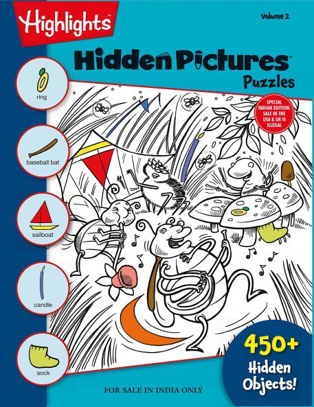 Hidden Pictures Puzzles: 450 Hidden Objects - Children Book - (Volume 2 of 5) (English)