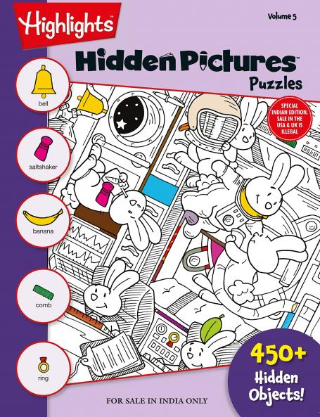 Hidden Pictures Puzzles: 450 Hidden Objects - Children Book - (Volume 5 of 5) (English)